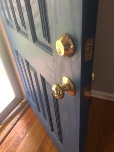 Schlage residential locks - door knob and deadbolt most common